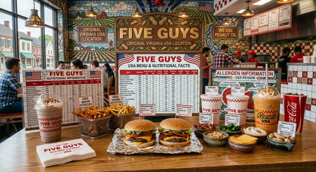 Five Guys Calories