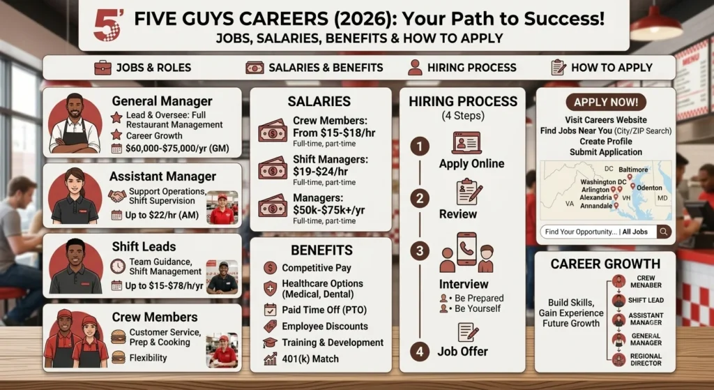 Five Guys Careers & Jobs Full Details
