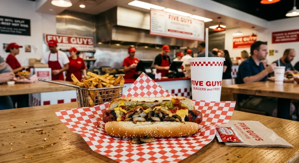 Five Guys Hot Dogs Menu