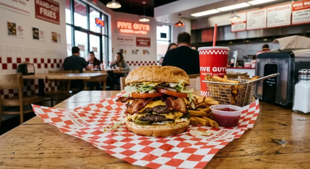 Five Guys Sandwich Menu