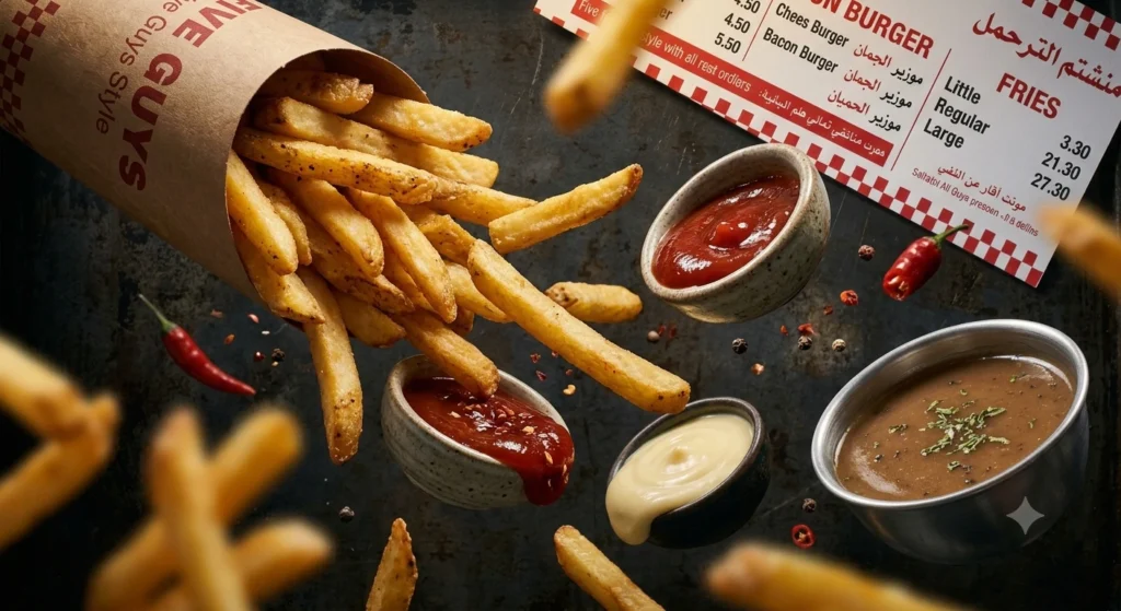 Fresh Five Guys Cajun Fries
