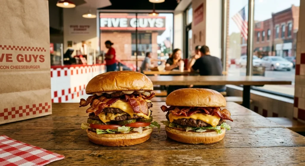 Five Five Guys Bacon Cheeseburger (2026)
