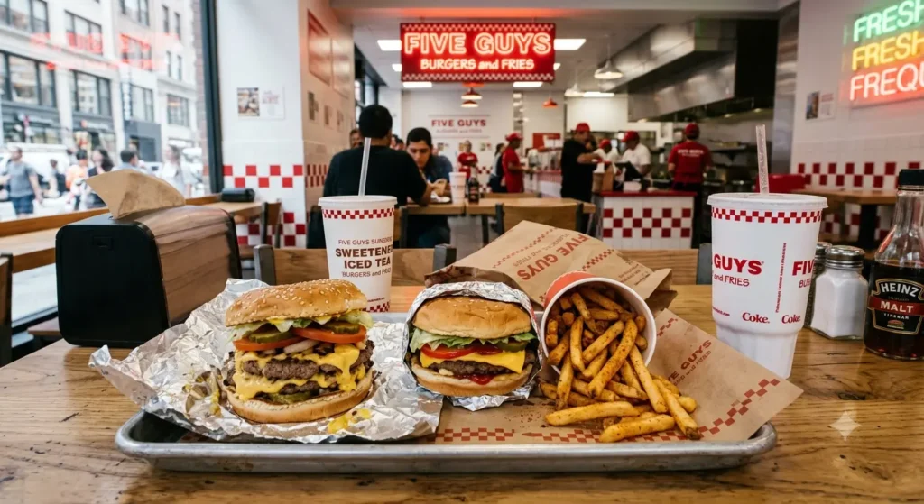 Five Guys Cheeseburger & Little Cheeseburger