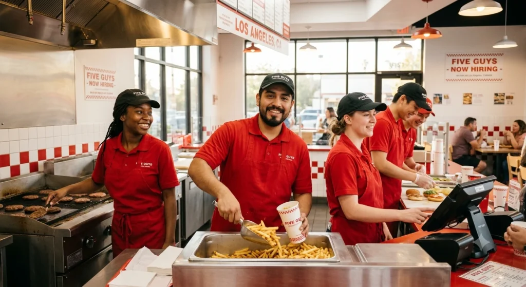 Five Guys Hiring Now