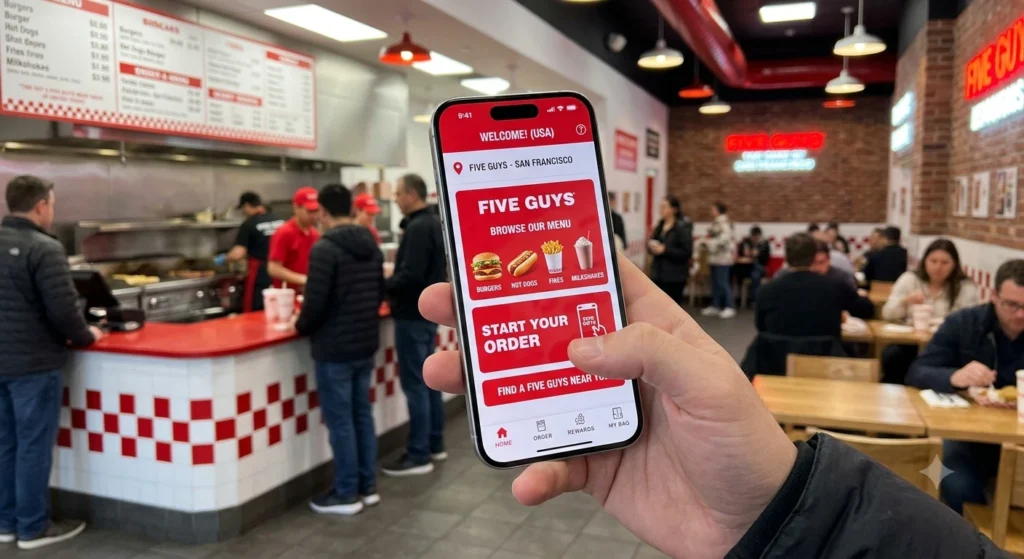 Five Guys Mobile App