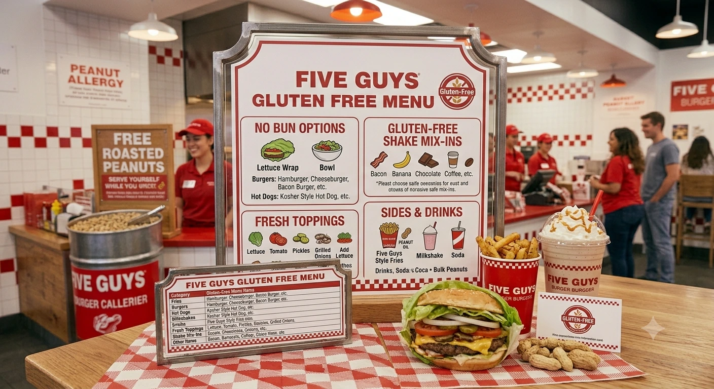 Five Guys Gluten Free Menu