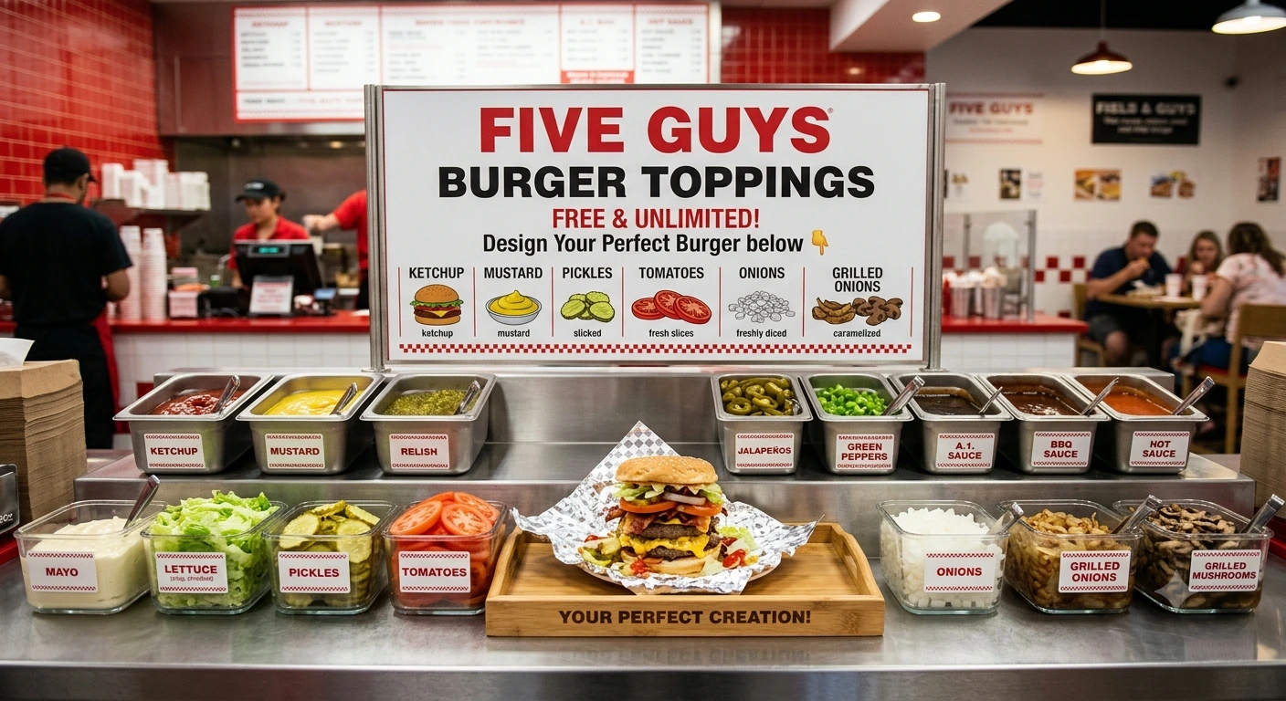 Five Guys Toppings